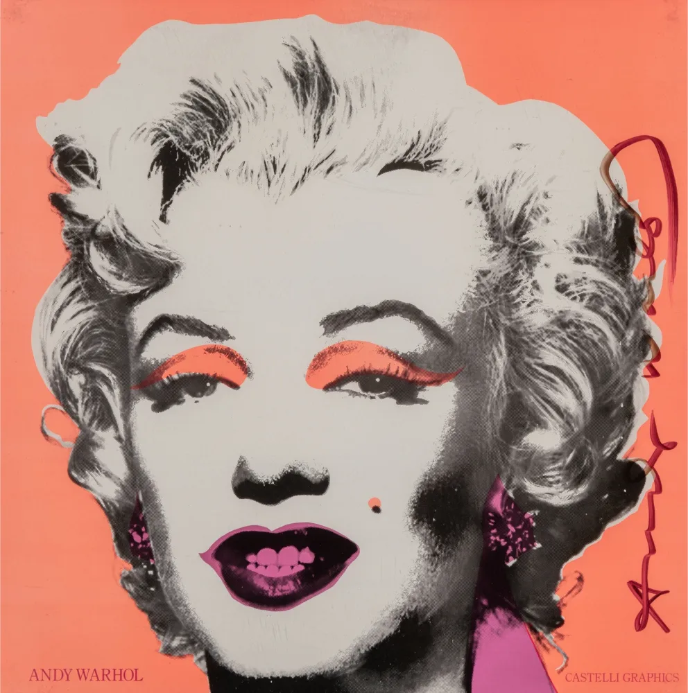 Zeefdruk Warhol - Marilyn Invitation 12