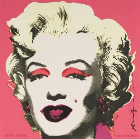 Zeefdruk Warhol - Marilyn Invitation 12