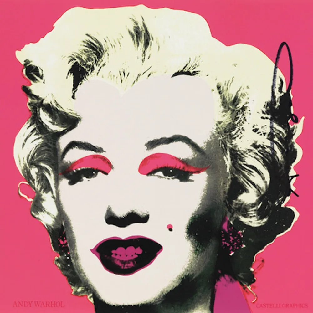 Zeefdruk Warhol - Marilyn Invitation 12