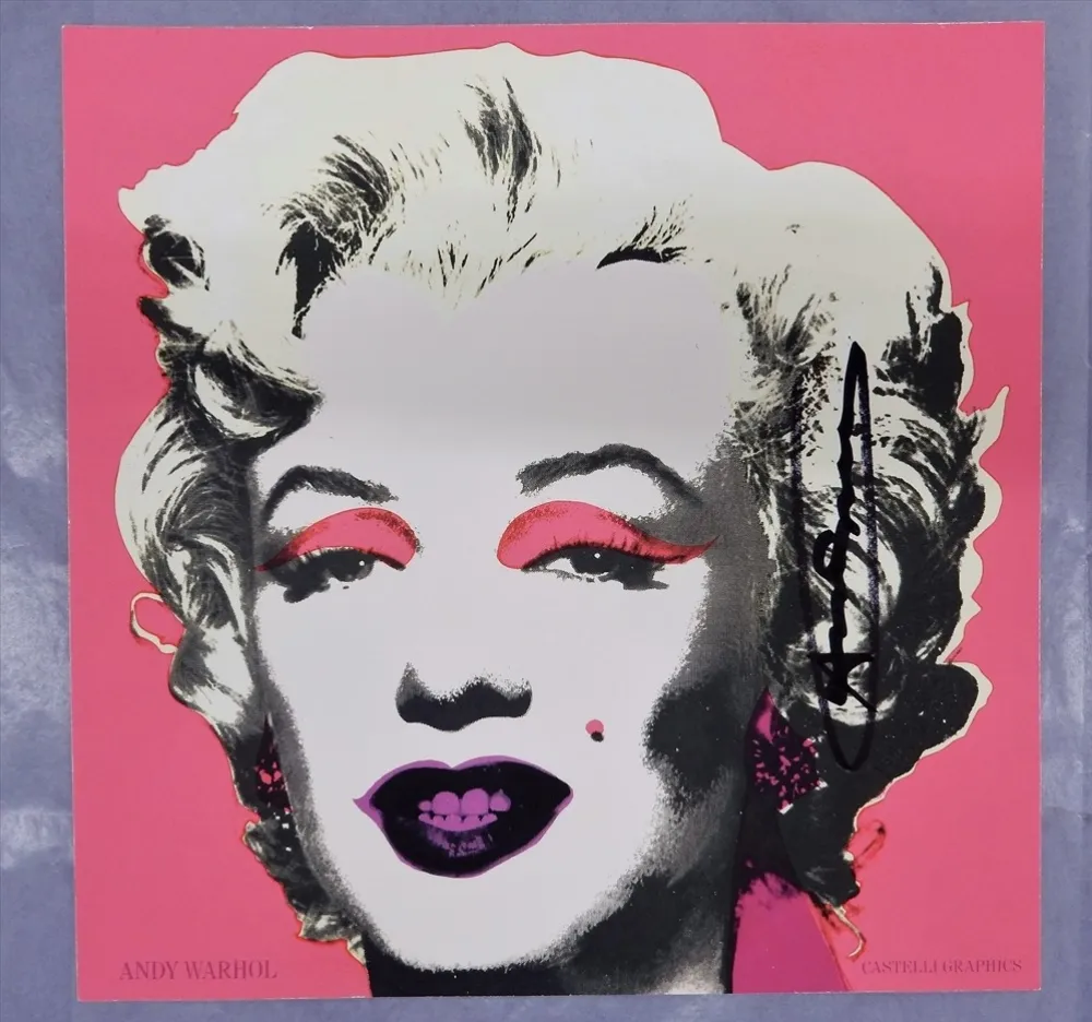 Zeefdruk Warhol - Marilyn Invitation 12