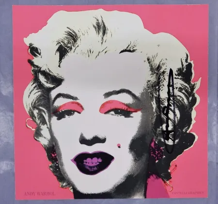 Zeefdruk Warhol - Marilyn Invitation 12