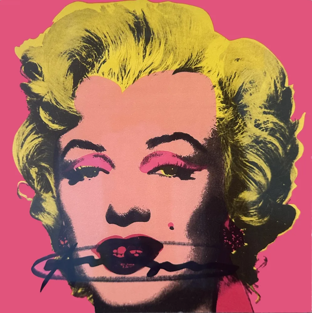 Zeefdruk Warhol - Marilyn Invitation 7
