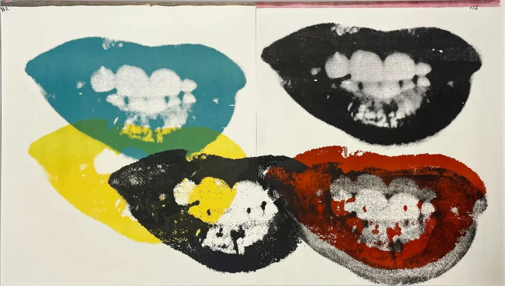Zeefdruk Warhol - Marilyn Monroe I Love Your Kiss Forever Forever (FS II.5)