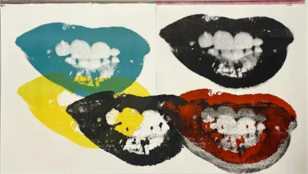 Zeefdruk Warhol - Marilyn Monroe I Love Your Kiss Forever Forever (FS II.5)