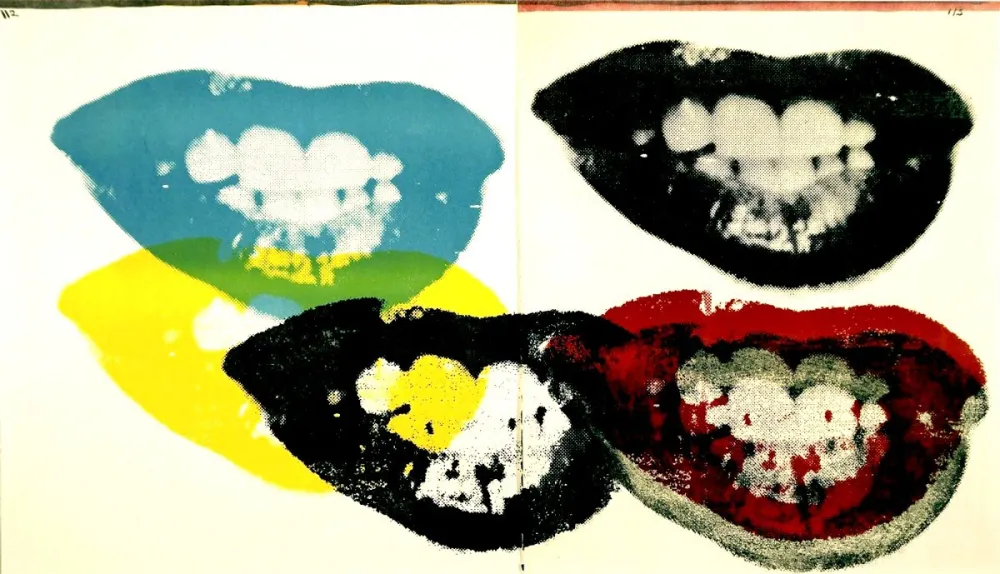 Zeefdruk Warhol - Marilyn Monroe I Love Your Kiss Forever Forever (FS II.5)