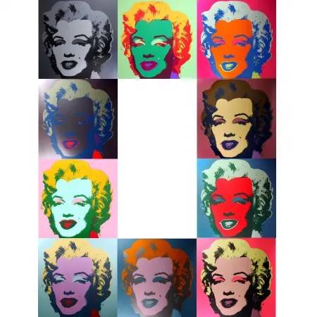 Zeefdruk Warhol - Marilyn portfolio