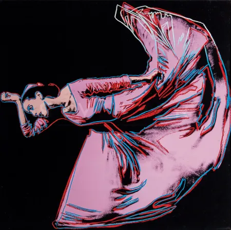 Zeefdruk Warhol - Martha Graham, Letter to the World (The Kick) (FS II.389)