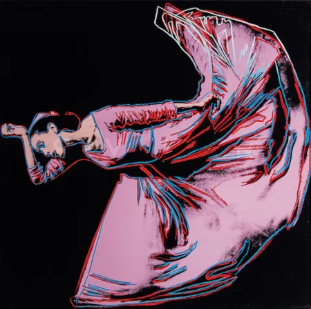 Zeefdruk Warhol - Martha Graham, Letter to the World (The Kick) (FS II.389)