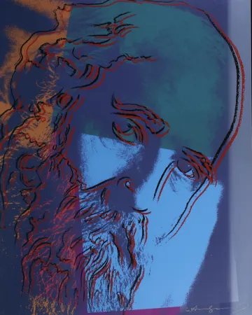 Zeefdruk Warhol - Martin Buber (FS II.228)