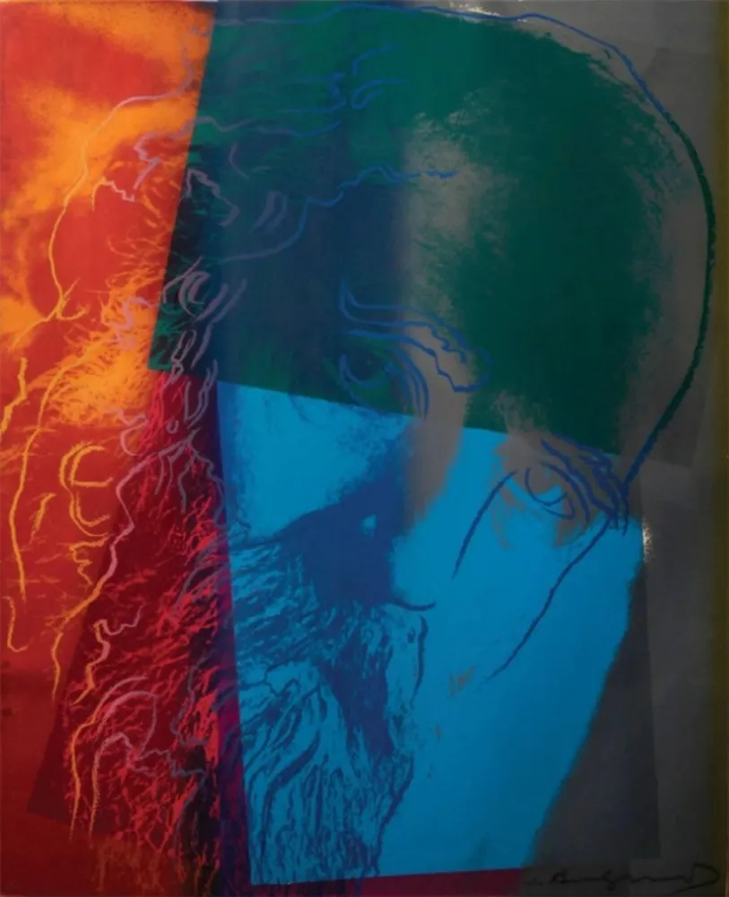 Zeefdruk Warhol - Martin Buber (FS II.228) Trial Proof