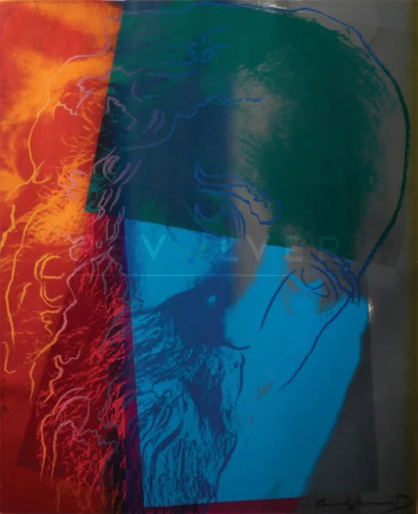 Zeefdruk Warhol - Martin Buber TP (FS IIB.228)