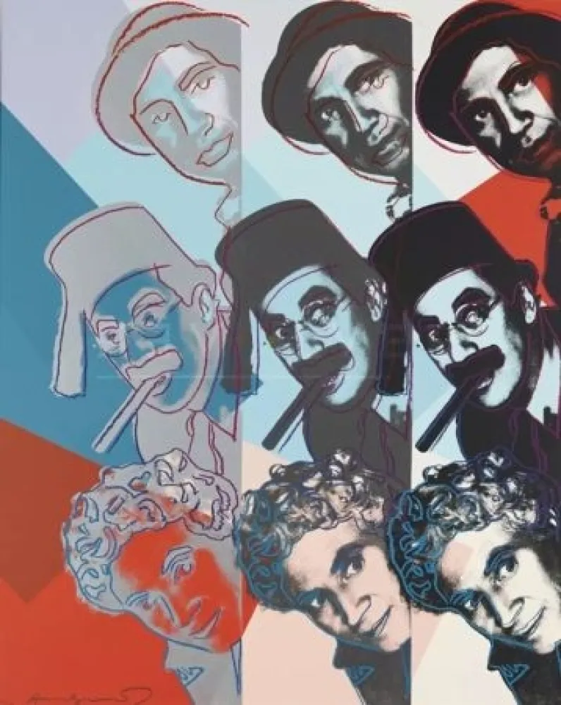 Zeefdruk Warhol - Marx Brothers (FS II.232)