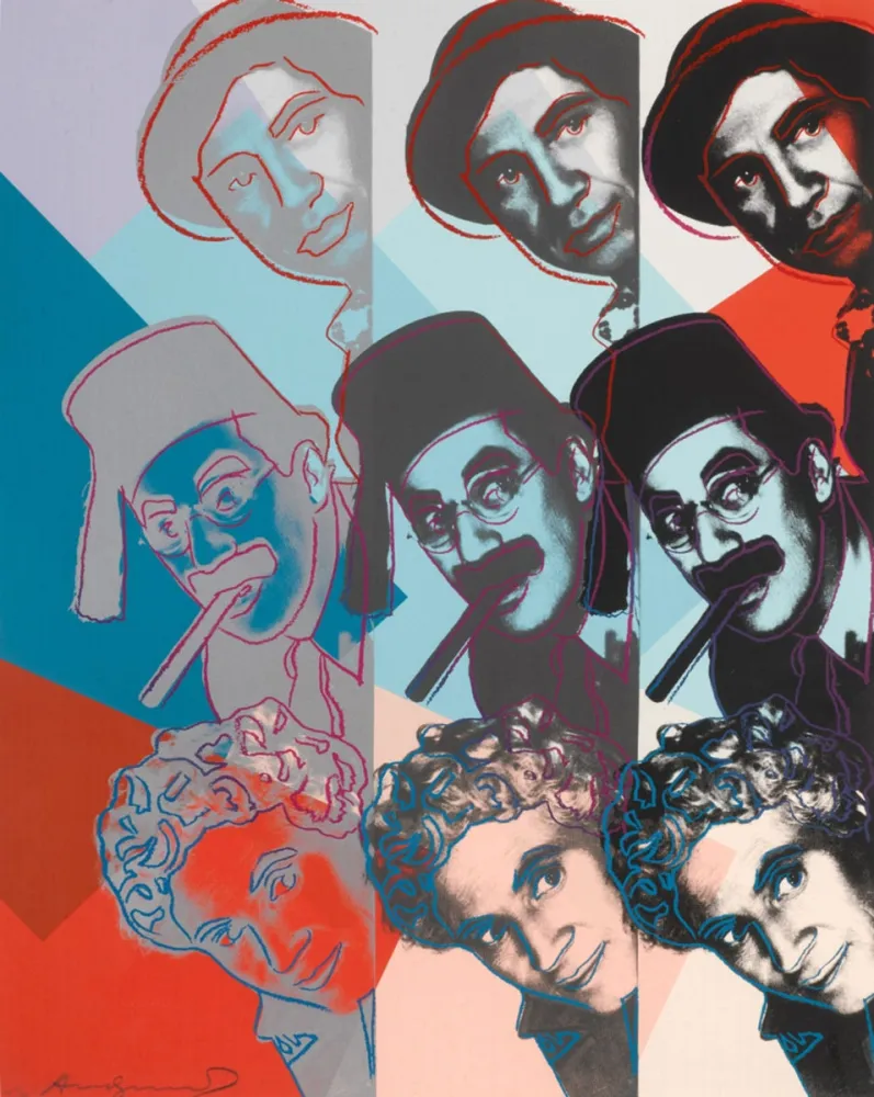 Zeefdruk Warhol - Marx Brothers (FS II.232)