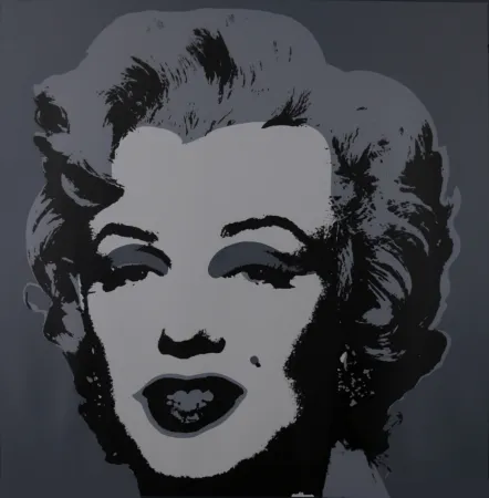 Zeefdruk Warhol - Marylin (#B), c. 1980 - Very large silkscreen