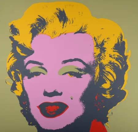 Zeefdruk Warhol - Marylin (#D), c. 1980