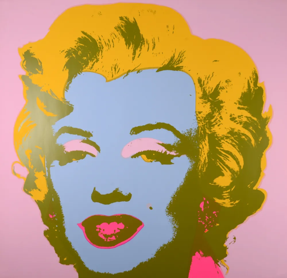 Zeefdruk Warhol - Marylin (#H), c. 1980