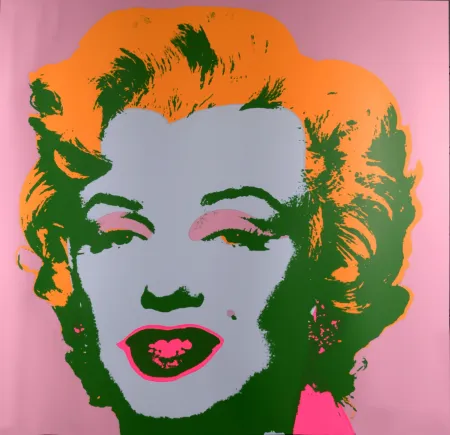 Zeefdruk Warhol - Marylin (#H), c. 1980 - Very large silkscreen