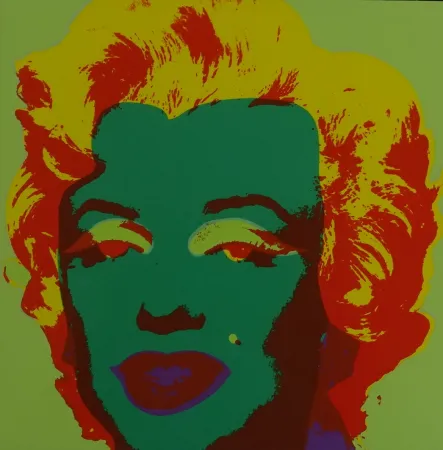 Zeefdruk Warhol - Marylin monroe