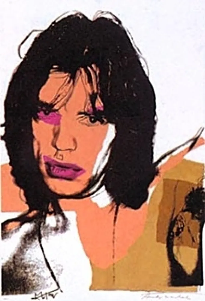 Lithografie Warhol - Mick Jagger 11.141