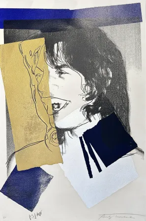 Zeefdruk Warhol - Mick Jagger 142