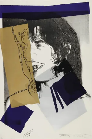 Zeefdruk Warhol - Mick Jagger 142