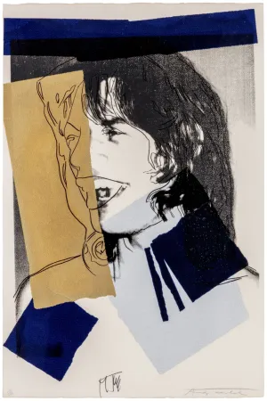 Zeefdruk Warhol - Mick Jagger #142
