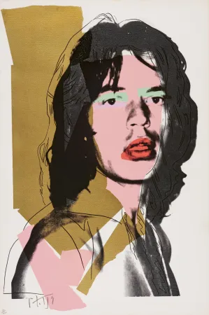 Zeefdruk Warhol - Mick Jagger #143