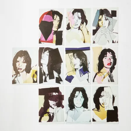 Lithografie Warhol - Mick Jagger - Complete set of 10 offset color lithographs on cream wove paper