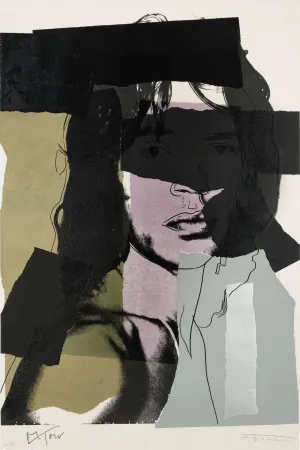 Zeefdruk Warhol - Mick Jagger (F & S II.145)