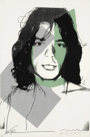Zeefdruk Warhol - Mick Jagger (FS II.138)