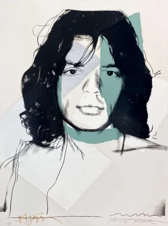 Zeefdruk Warhol - Mick Jagger (FS II.138)