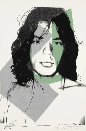Zeefdruk Warhol - Mick Jagger (FS II.138)
