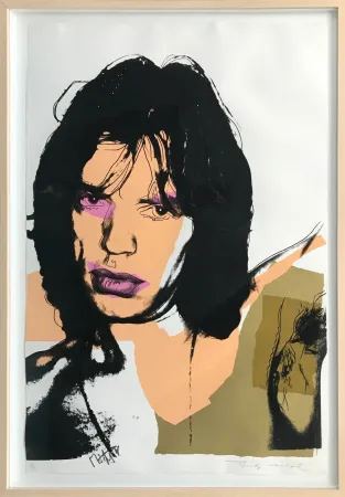 Zeefdruk Warhol - MICK JAGGER FS II.141