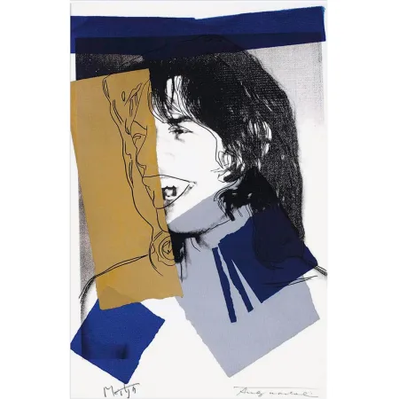Zeefdruk Warhol - Mick Jagger (FS II.142)