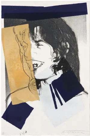 Zeefdruk Warhol - Mick Jagger (FS II.142)