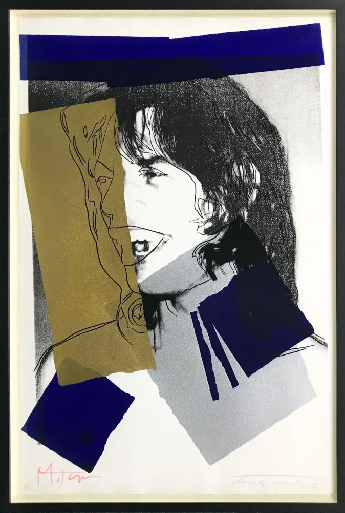 Zeefdruk Warhol - MICK JAGGER FS II.142