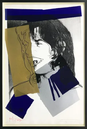 Zeefdruk Warhol - MICK JAGGER FS II.142