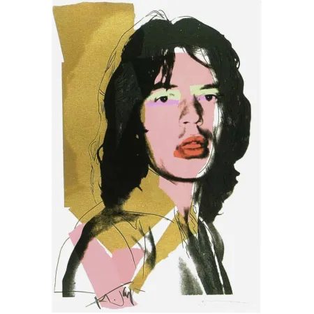 Zeefdruk Warhol - Mick Jagger (FS II.143) 