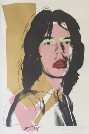 Zeefdruk Warhol - Mick Jagger (FS II.143) 