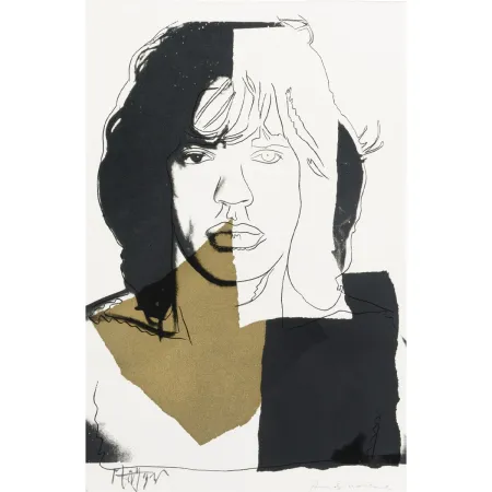 Zeefdruk Warhol - Mick Jagger (FS II.146)