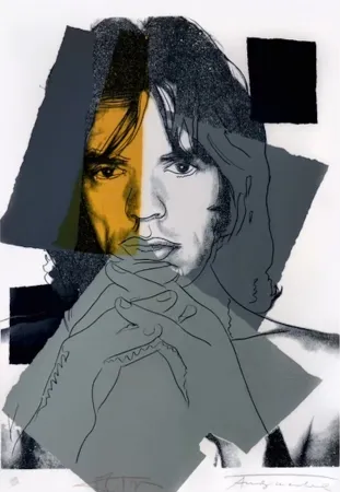 Zeefdruk Warhol - Mick Jagger, FS II.147