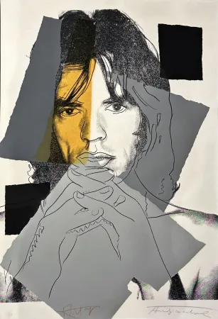 Zeefdruk Warhol - Mick Jagger (FS II.147)