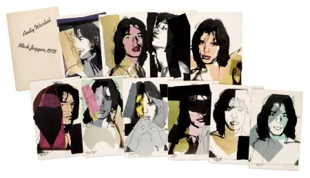 Lithografie Warhol - Mick Jagger Portfolio