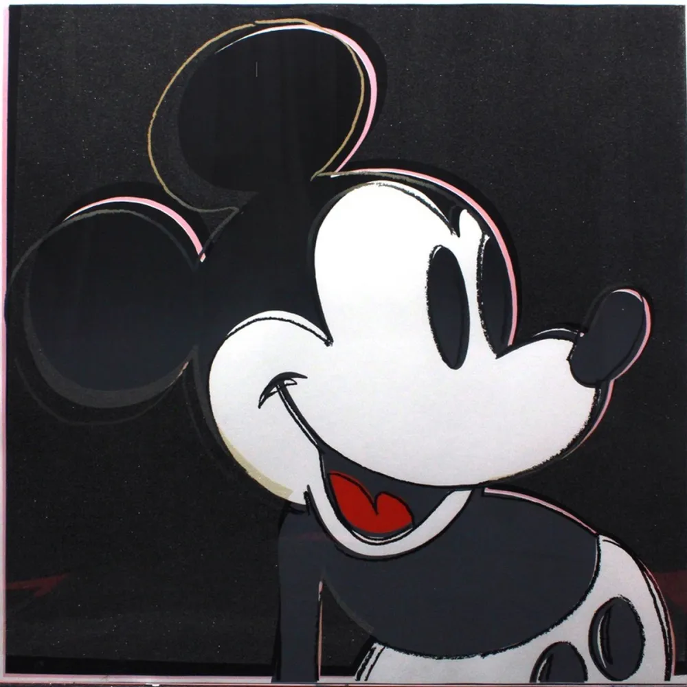Zeefdruk Warhol - Mickey Mouse (FS II.265)