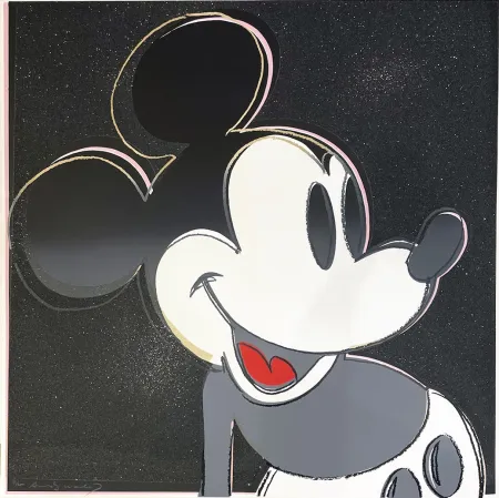 Zeefdruk Warhol - Mickey Mouse (FS II.265)