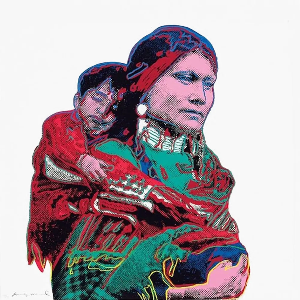 Zeefdruk Warhol - Mother and Child (FS II.383)