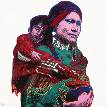 Zeefdruk Warhol - Mother and Child (FS II.383)