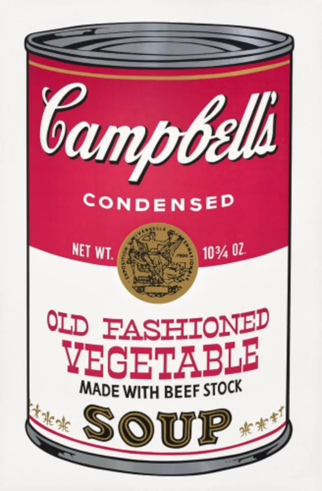 Zeefdruk Warhol - Old Fashioned Vegetable from Campbell's Soup II (F.&S.54)