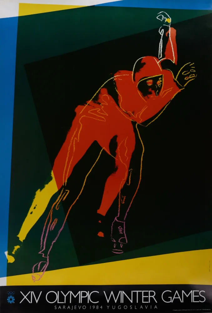 Lithografie Warhol - Olympic Winter Games, Sarajevo 1984