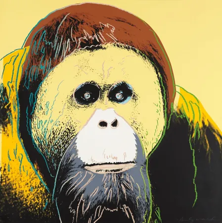 Zeefdruk Warhol - Orangutan 299